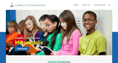 Desktop Screenshot of carolynfoundation.org